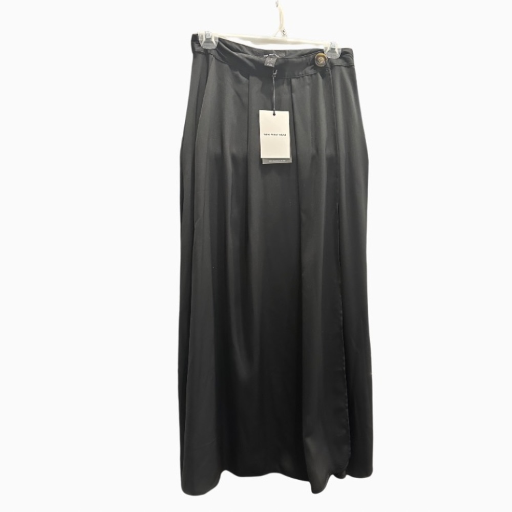 Classic Wrap-front Maxi Skirt